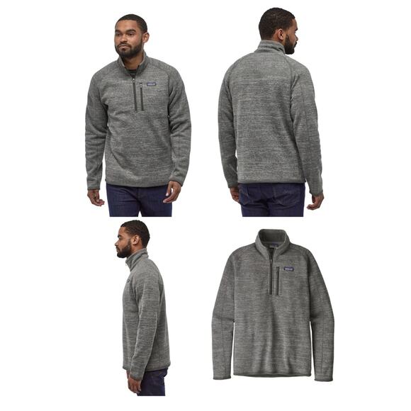 Patagonia Better Sweater 1/4 Zip Nickel Mens Medium - Picture 1 of 7
